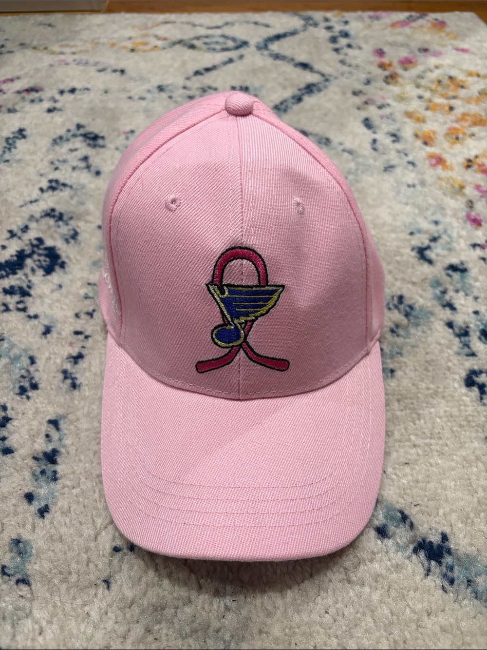 stl blues pink at the rink hat